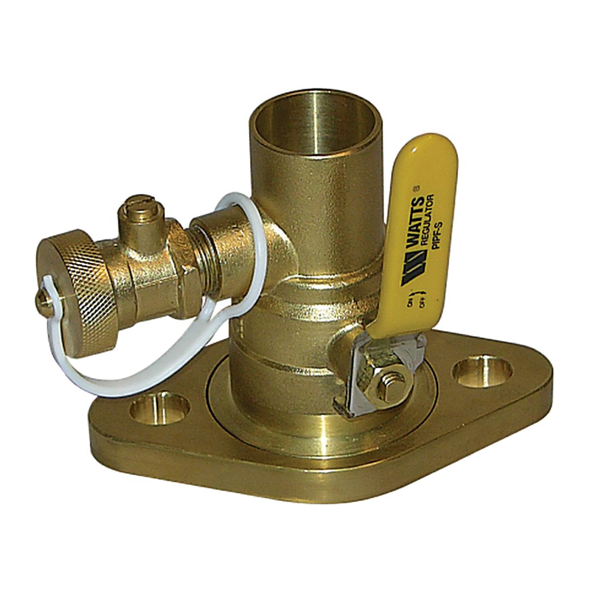 WATTS, 3/4&quot; SWEAT, W/PURGE, FLANGED ISOLATION BALL VALVE,