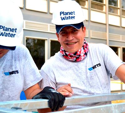 Smiling Worker