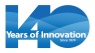 Celebrating 140 years logo
